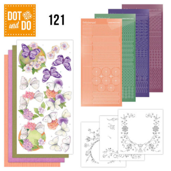 Dot and Do 121 - Jeanine`s Art - Vlinders en Bloemen